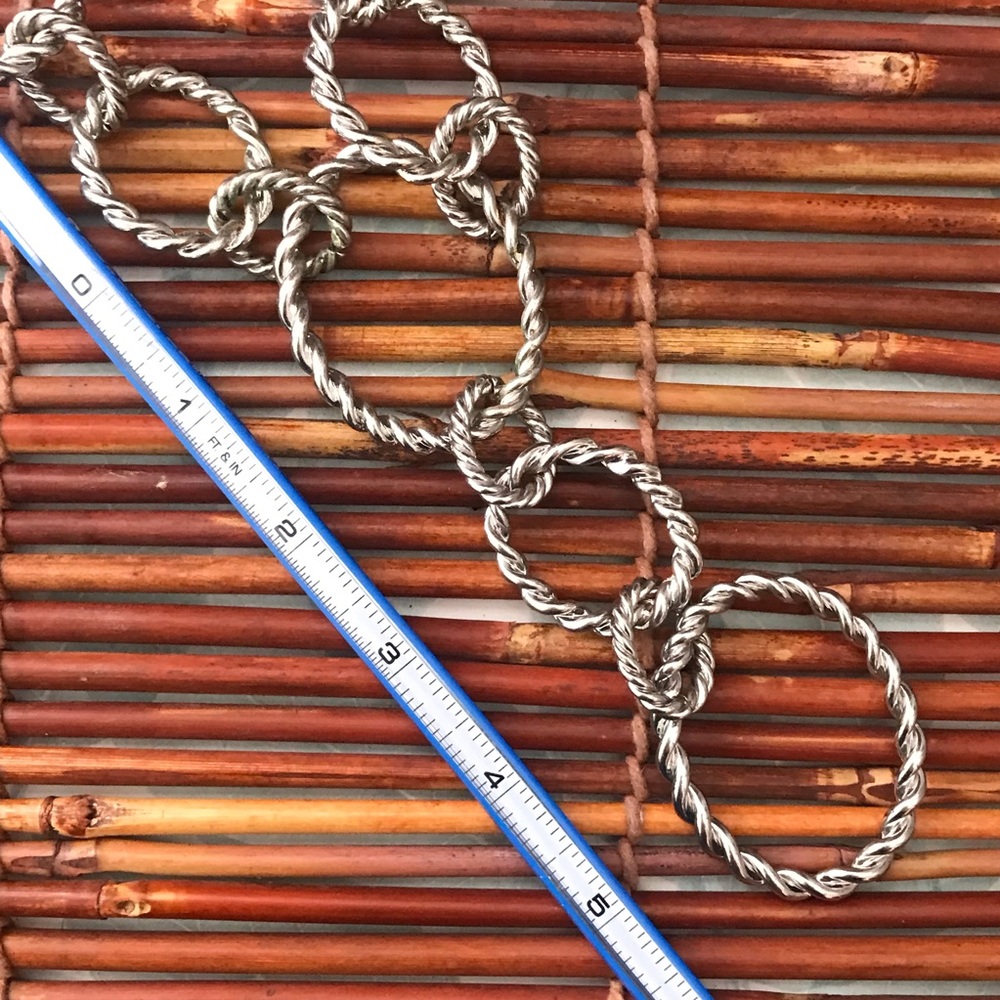 Chico's Large Cable Link Silver Tone Necklace - image 8